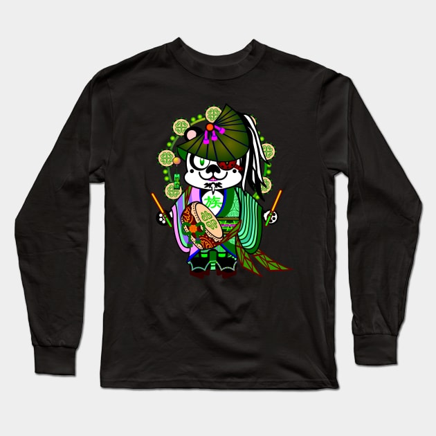 SUMMER PRIDE FESTIVAL: TAIKO BEAR Long Sleeve T-Shirt by cholesterolmind